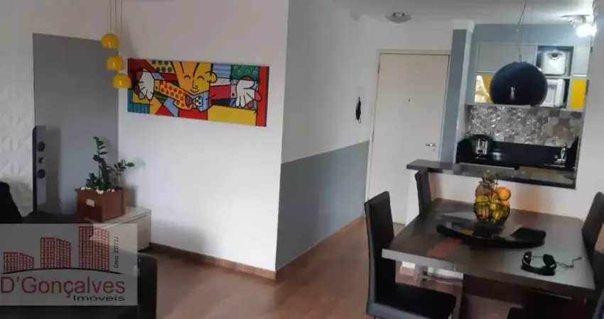 Apartamento para venda em taboão de 77.00m² com 3 quartos, 1 suite e 2 garagens