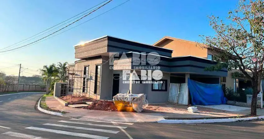 Casa de condomínio para venda em condomínio residencial recanto do lago de 202.00m² com 3 quartos e 4 garagens
