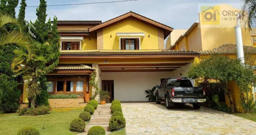 Casa de condomínio para venda e aluguel em morada das flores (aldeia da serra) de 327.00m² com 4 quartos, 3 suites e 4 garagens