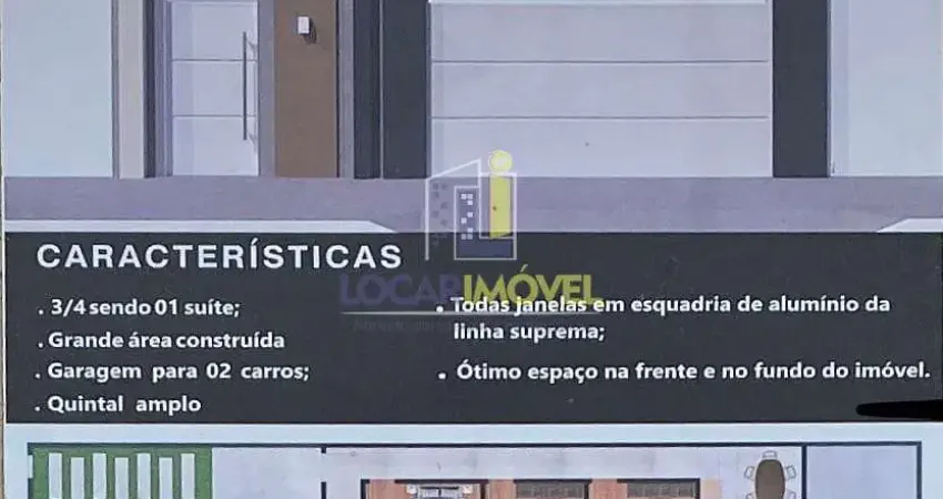 Casa para venda em primavera de 104.00m² com 3 quartos, 1 suite e 2 garagens