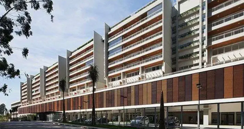 Apartamento para alugar em tamboré de 59.00m² com 1 quarto, 1 suite e 2 garagens