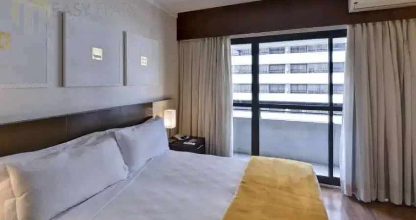 Flat para venda em paraíso de 60.00m² com 1 quarto, 1 suite e 1 garagem