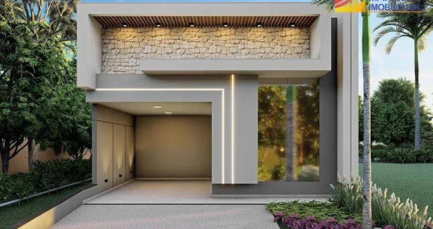 Casa de condomínio para venda em condomínio park gran reserve de 139.00m² com 3 quartos, 1 suite e 3 garagens