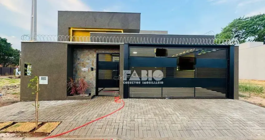 Casa para venda em residencial setsul ii de 136.00m² com 3 quartos, 1 suite e 2 garagens