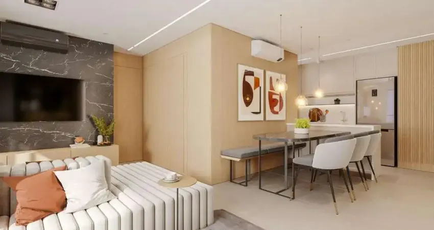 Apartamento para venda em chácara bela vista de 60.95m² com 3 quartos, 1 suite e 2 garagens