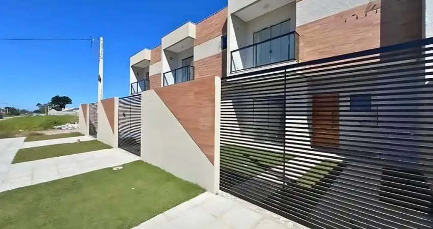 Sobrado para venda em guaratuba de 96.00m² com 3 quartos, 1 suite e 1 garagem