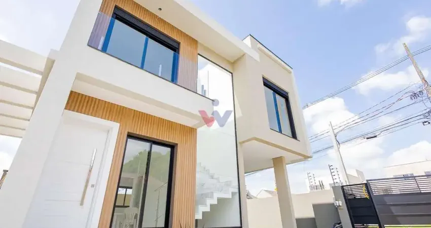 Sobrado para venda em boqueirão de 117.00m² com 3 quartos, 1 suite e 2 garagens