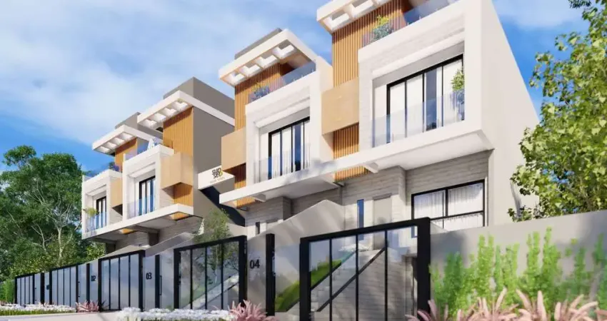 Sobrado para venda em água verde de 187.00m² com 3 quartos, 3 suites e 3 garagens