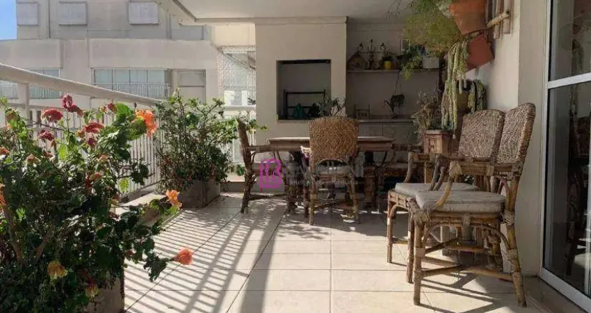 Apartamento para venda em vila romana de 184.00m² com 4 quartos, 3 suites e 3 garagens