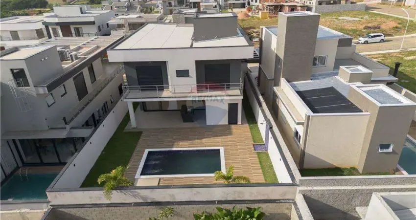 Casa de condomínio para venda em residencial pecan de 236.30m² com 3 quartos, 1 suite e 4 garagens