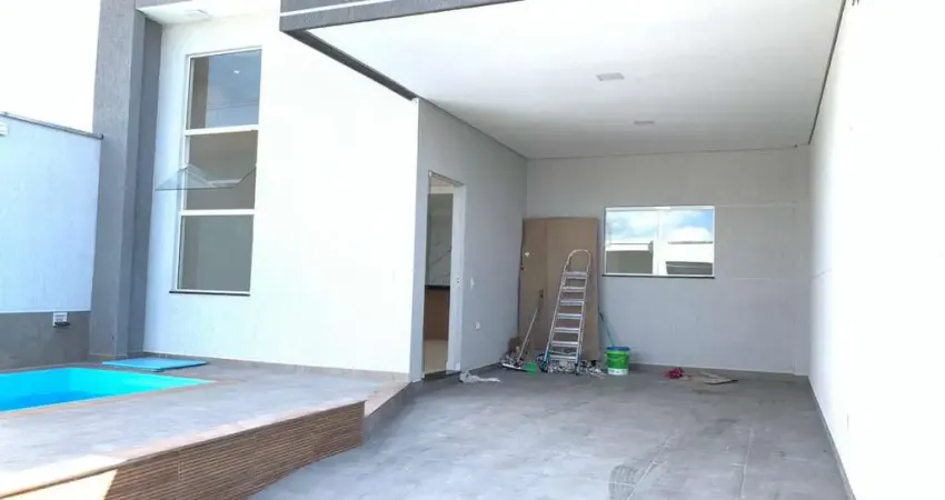 Casa para venda em loteamento residencial e comercial flamboyant de 105.00m² com 3 quartos, 1 suite e 3 garagens