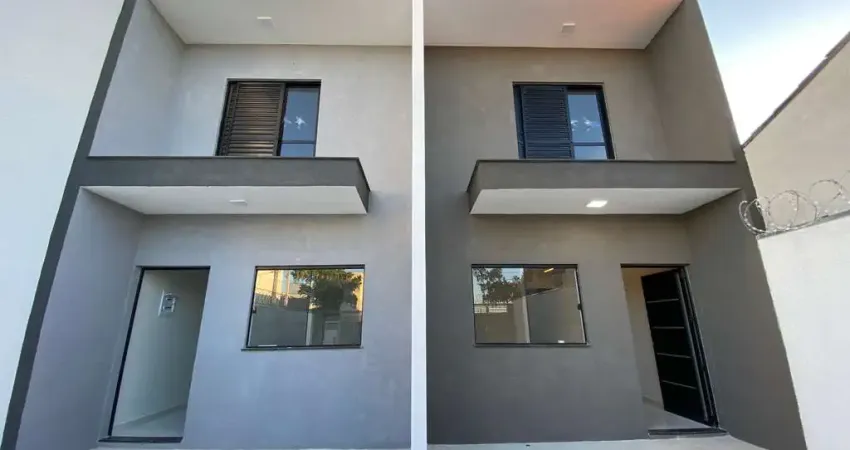 Sobrado para venda em loteamento residencial e comercial flamboyant de 83.00m² com 2 quartos, 2 suites e 2 garagens