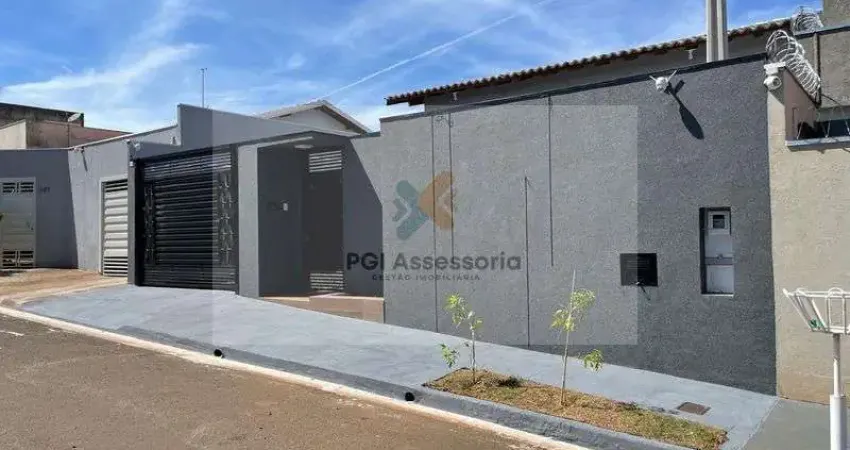 Casa para venda em residencial luzia polotto de 77.00m² com 3 quartos, 1 suite e 2 garagens