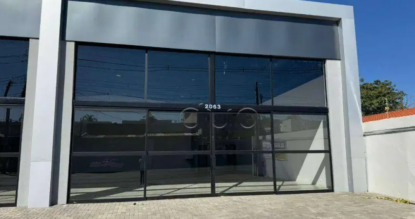 Sala comercial para alugar em campestre de 160.00m² com 6 garagens