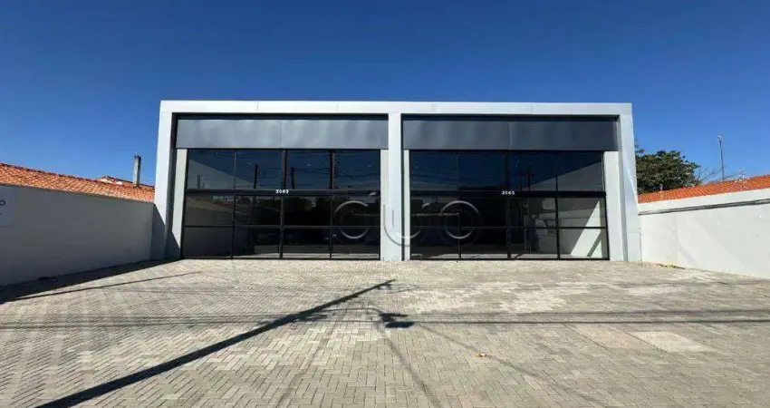 Sala comercial para alugar em campestre de 160.00m² com 6 garagens