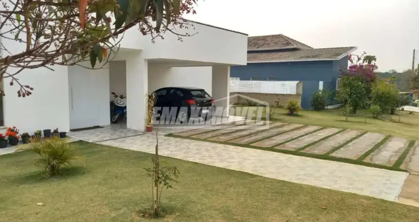 Chácara para venda em araçoiaba da serra de 250.00m² com 3 quartos, 2 suites e 4 garagens