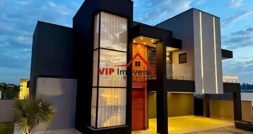 Casa para venda em loteamento vale azul i de 416.00m² com 5 quartos, 5 suites e 6 garagens