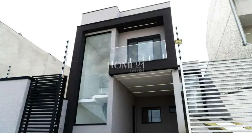 Sobrado para venda em xaxim de 107.00m² com 3 quartos, 1 suite e 2 garagens