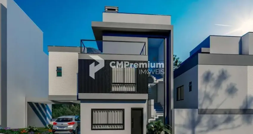 Sobrado para venda em mercês de 225.00m² com 3 quartos e 3 suites