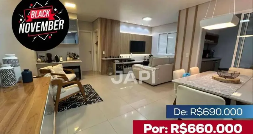 Apartamento para venda em jardim ermida i de 76.00m² com 2 quartos e 2 garagens