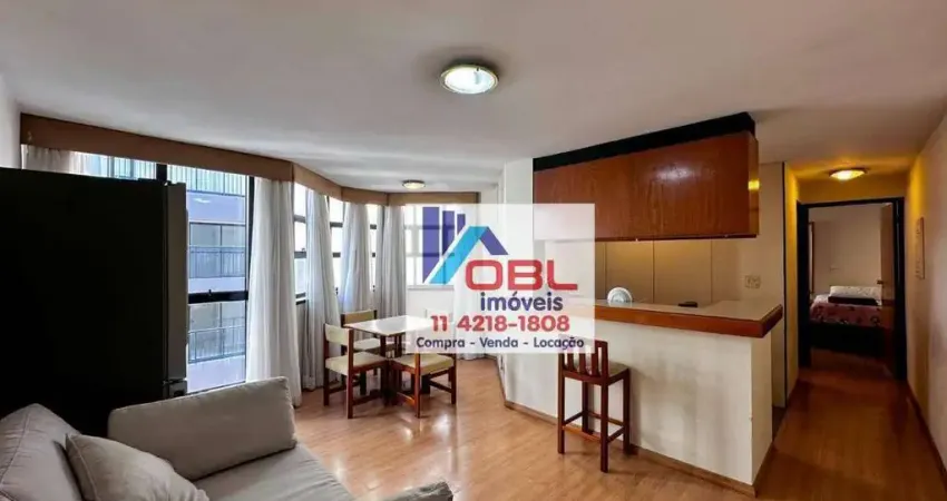 Flat para venda em brooklin de 54.00m² com 1 quarto e 1 garagem