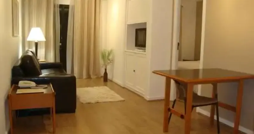 Flat para venda em brooklin paulista de 46.00m² com 1 quarto, 1 suite e 1 garagem