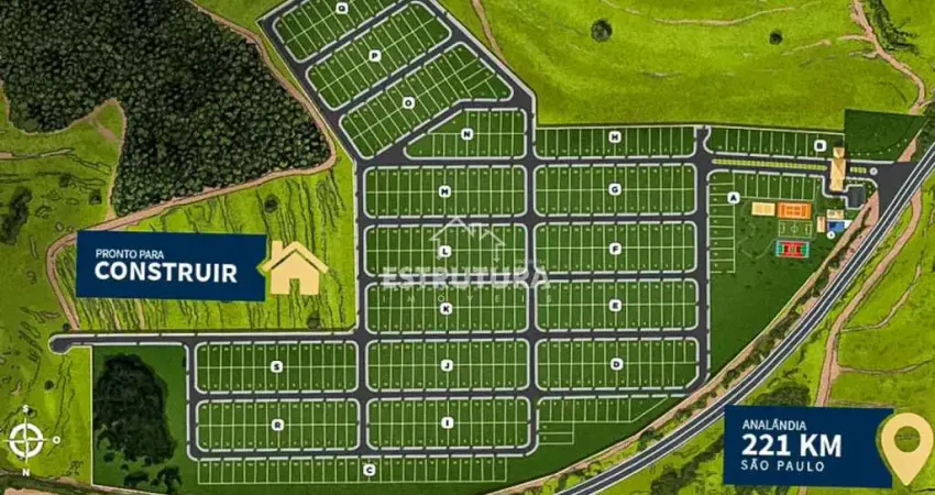 Terreno em condomínio fechado à venda no Centro, Analândia