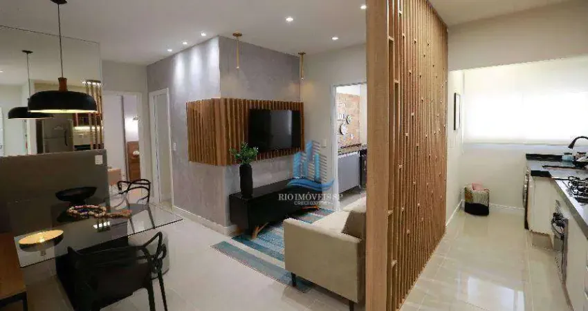 Apartamento para venda em campestre de 54.00m² com 2 quartos e 1 garagem