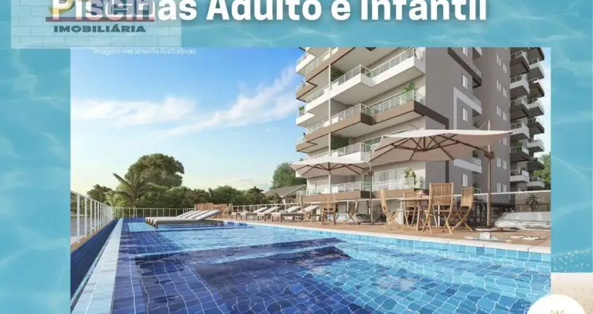 Apartamento para venda em balneário copacabana de 58.00m² com 2 quartos, 1 suite e 1 garagem