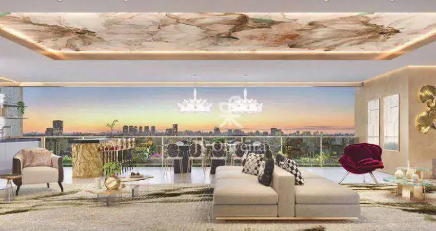 Apartamento para venda em brooklin novo de 208.00m² com 4 quartos, 3 suites e 3 garagens