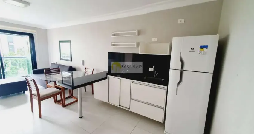 Flat para venda em jardim paulista de 40.00m² com 1 quarto, 1 suite e 1 garagem