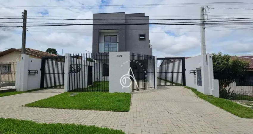 Sobrado para venda em xaxim de 117.00m² com 3 quartos, 1 suite e 2 garagens