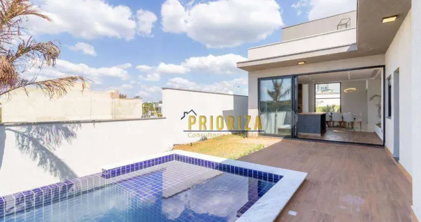 Casa de condomínio para venda em alphaville nova esplanada iv de 255.00m² com 3 quartos, 3 suites e 4 garagens