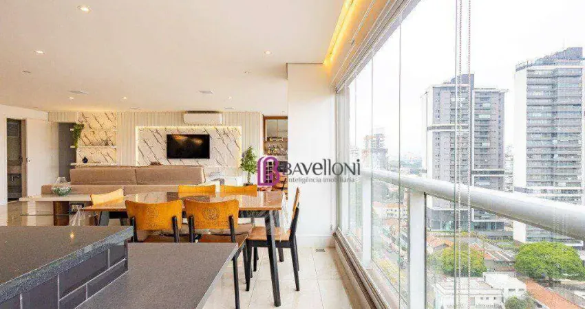 Apartamento para venda em vila romana de 162.00m² com 3 quartos e 4 garagens