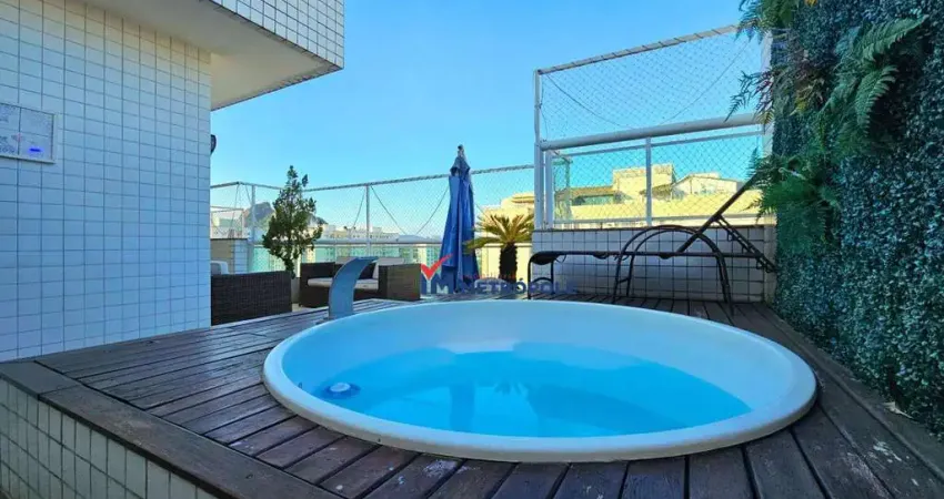 Cobertura para venda em jacarepaguá de 143.00m² com 3 quartos, 1 suite e 2 garagens