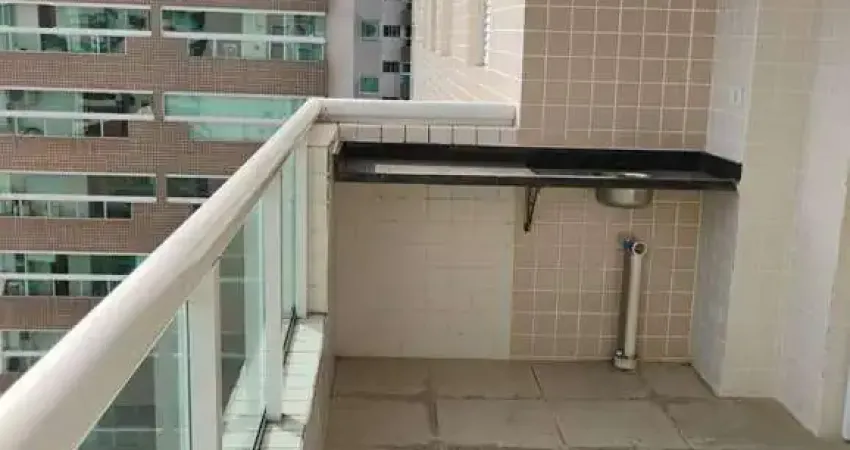 Apartamento para venda em canto do forte de 83.00m² com 2 quartos, 1 suite e 1 garagem