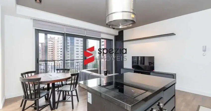 Apartamento para venda em bigorrilho de 59.19m² com 1 quarto e 1 garagem