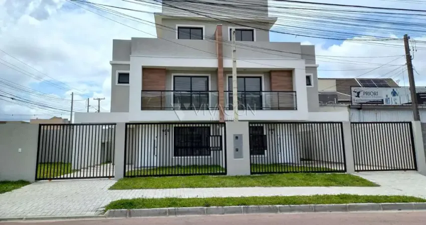 Sobrado para venda em pinheirinho de 105.00m² com 3 quartos, 1 suite e 2 garagens