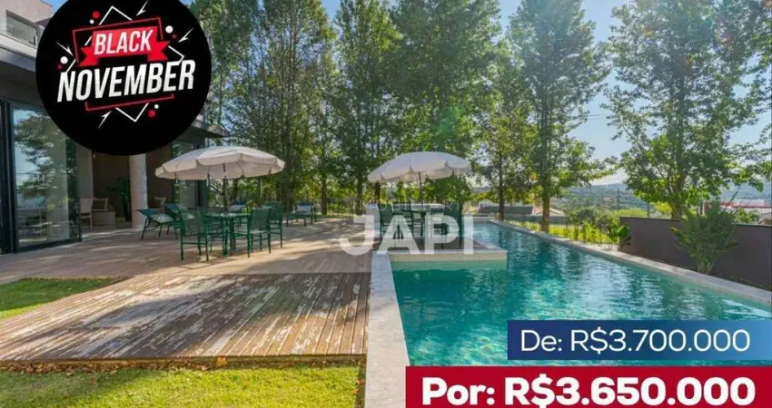 Casa de condomínio para venda em condomínio terra de caxambu de 475.00m² com 4 quartos, 2 suites e 6 garagens