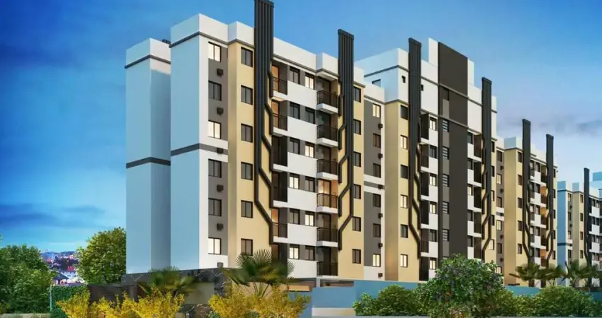 Apartamento para venda em cidade industrial de 44.00m² com 2 quartos e 1 garagem