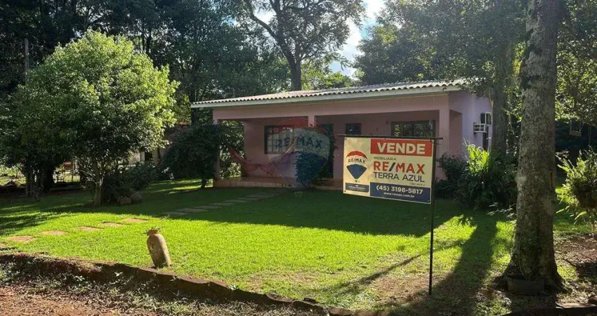 Chácara para venda em imóvel cataratas - gleba ii de 342.00m² com 6 quartos e 8 garagens