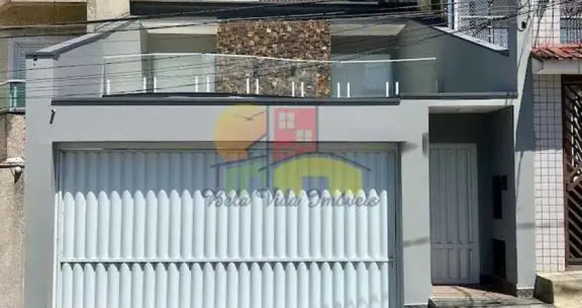 Sobrado para venda em vila scarpelli de 244.00m² com 3 quartos, 2 suites e 5 garagens