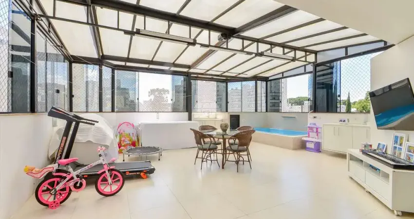 Cobertura para venda em bigorrilho de 171.00m² com 3 quartos, 1 suite e 2 garagens