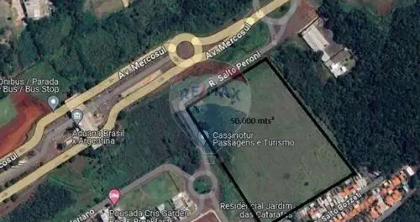 Lote / terreno para venda em loteamento comercial e residencial cataratas de 50000.00m²