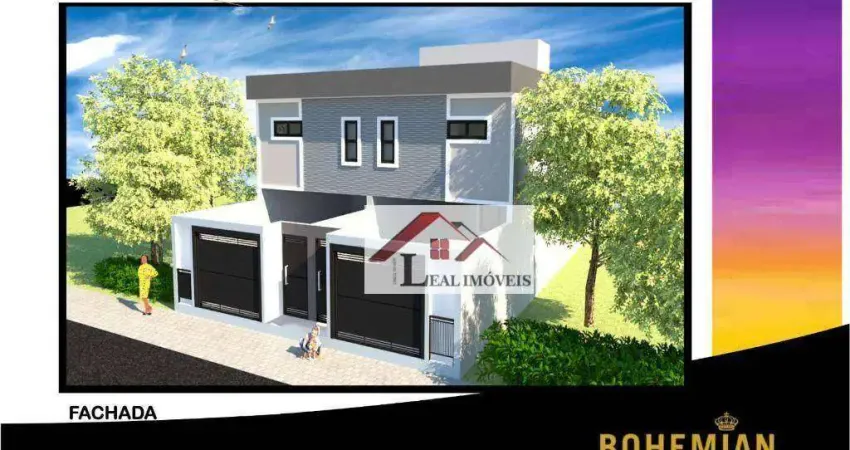 Sobrado para venda em vila assunção de 168.00m² com 3 quartos, 3 suites e 2 garagens