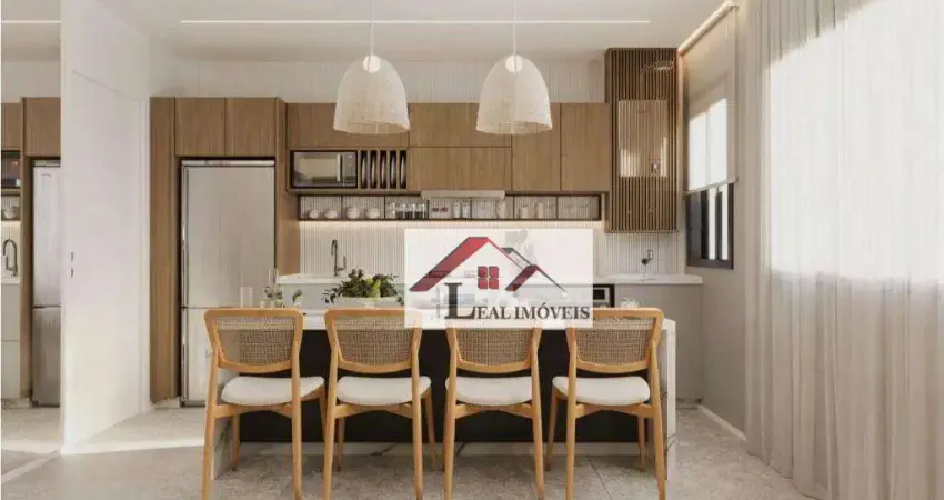 Apartamento para venda em jardim bela vista de 35.00m² com 2 quartos e 1 garagem