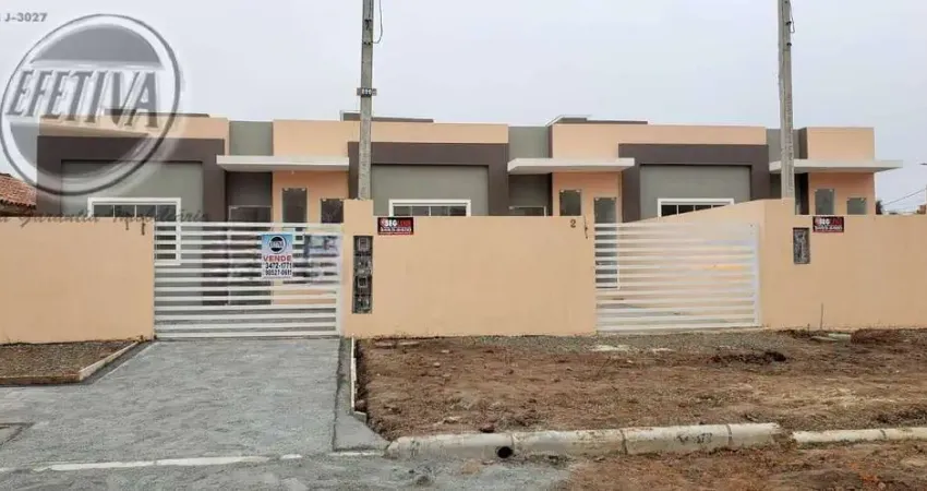 Casa para venda em guaratuba de 57.00m² com 2 quartos, 1 suite e 1 garagem