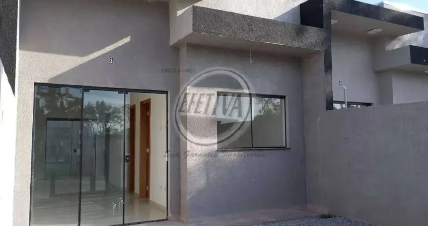 Casa para venda em matinhos de 44.00m² com 2 quartos, 1 suite e 1 garagem