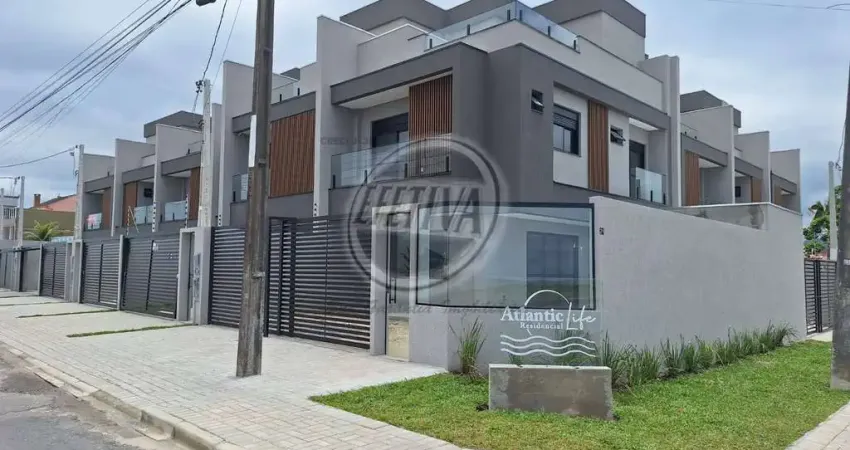Sobrado para venda em matinhos de 216.00m² com 4 quartos, 1 suite e 2 garagens
