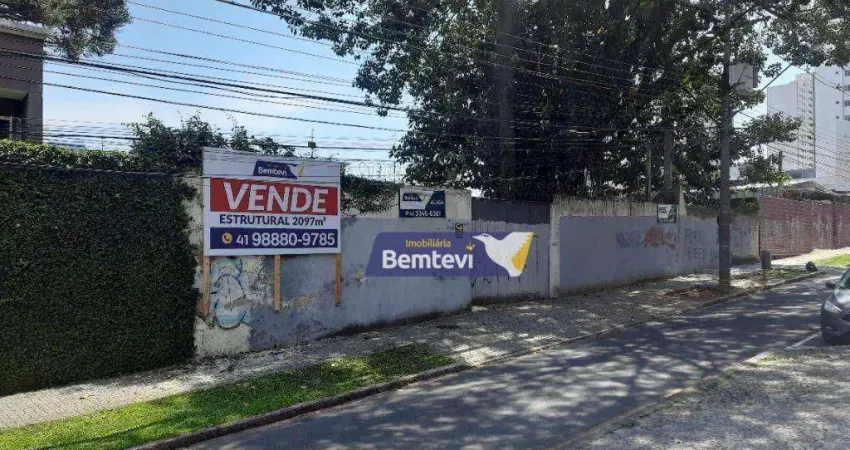 Terreno à venda na Rua Ubaldino do Amaral, 1636, Alto da Rua XV, Curitiba